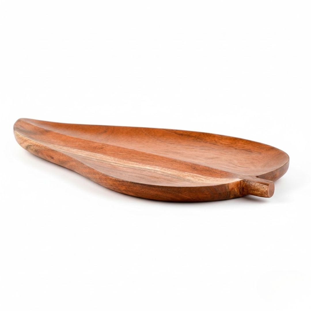 Leaf Shape Serving Tray for Elegant Dining 032